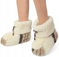 Halskór kapcie damskie