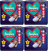 PAMPERS Night Pants rozmiar 4 pieluchomajtki pieluszki 100szt