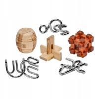 GRA LOGICZNA ROZWIJAJĄCA ŁAMIGŁÓWKA ZRĘCZNOŚCIOWA UKŁADANKA PUZZLE 021720