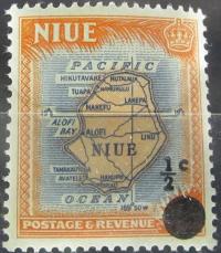 Niue stary znaczek z nadrukiem (7/5