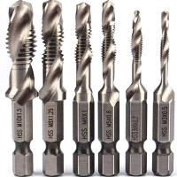 WIERTŁA GWINTUJĄCE HSS M3 - M10 GWINTOWNIKI ZESTAW GWINTOWNIKÓW 6 SZT MOCNE