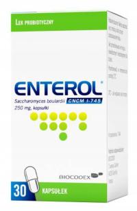 Enterol 250 mg lek osłonowy 30 sztuk BIOCODEX probiotyk odporność
