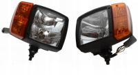 Lampa przednia drogowa Volvo zestaw z kierunkowskazem do koparko-ładowarki