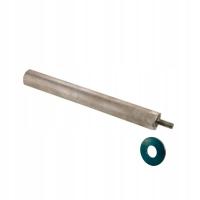 ANODA MAGNEZOWA 25x390/M8 GALMET Z USZCZELKĄ GWINTU