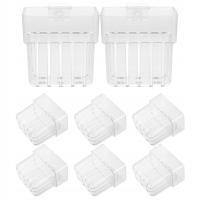 AKWARIUM DEKORACYJNY KOSZ WISZĄCY PRZEZROCZYSTY 8 SZT