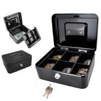 KASETKA NA PIENIĄDZE - KLUCZE MONETY - SEJF - 2 KLUCZE