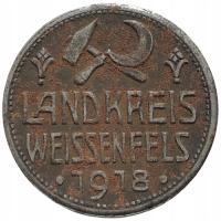 27637. Niemcy - Weissenfels, 10 fenigów, 1918r. - notgeld