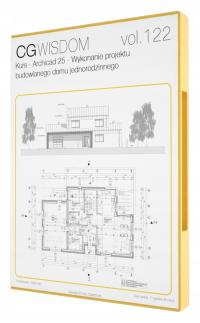 KURS ONLINE ARCHICAD 25 - PROJEKT DOMU 1 PC / licencja wieczysta ESD