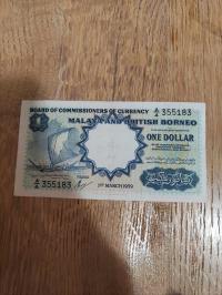Malezja - Malaje i Brytyjskie Borneo - 1 Dolar - 1959
