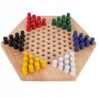 Китайский игровой набор шашки деревянная доска ed