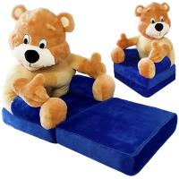 materac MIĘKKI WYGODNY GRANATOWY MIŚ PREZENT 5W1