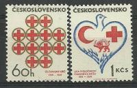 Czechosłowacja 1969 Mi 1851-1852 Czyste **