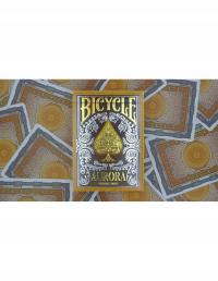 Talia Bicycle Aurora karty do gry złote PREMIUM