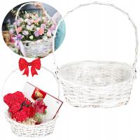 KOSZ PREZENTOWY DELIKATESOWY kosz na prezent ŚLUB URODZINY ŚWIĘTA 49cm