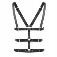 SEKSOWNA MOCNA UPRZĄŻ MĘSKA NA KLATKĘ BDSM