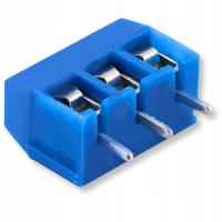 5x Listwa zaciskowa wtyk ARK 3-pin 5mm z szybkozłączem śrubowym THT KF301