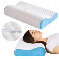 PODUSZKA ORTOPEDYCZNA DO SPANIA na boku PROFILOWANA PIANKA MEMORY TECH-MED