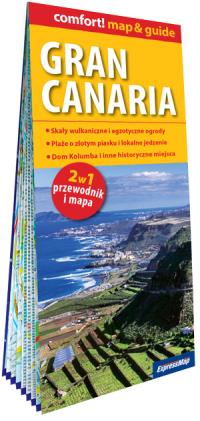 Gran Canaria; laminowany map&guide (2w1: przewodnik i mapa)