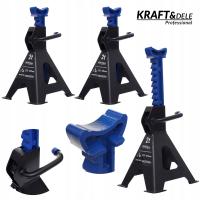 KOBYŁKI SAMOCHODOWE PODPORY WARSZTATOWE REGULOWANE 2T 2 SZT SOLIDNE