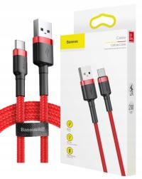 Кабель Baseus USB-USB Type C 2 м Красный