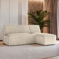 BRISO угловой спальный функция современный кремовый Вельвет