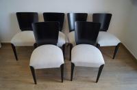 6 СТУЛЬЯ АРТ-ДЕКО J. HALABALA С 1940 ГОДА .