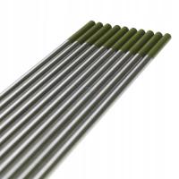 Elektrody wolframowe WP zielone 2,0x175 mm.