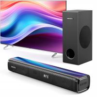 MEVOSTO Soundbar TV Z Subwooferem PC Gaming 2.1 CH BT 5.3 USB HD-ARC