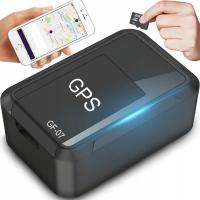 Lokalizator GPS z funkcją podsłuchu i magnesem czarny