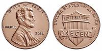 1 cent USA (2018) - Abraham Lincoln Mennica Denver