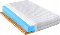 Materac dla dziecka 80x190 visco kokos przewiewny miękki termiczny H2 15cm