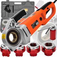 ELEKTRYCZNA GWINTOWNICA DO RUR 230V PRZENOŚNA 2400W WALIZKA ZESTAW