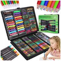 НАБОР ДЛЯ РИСОВАНИЯ 168 ПРЕДМЕТОВ ДЛЯ ДЕТСКОГО ЧЕМОДАНА