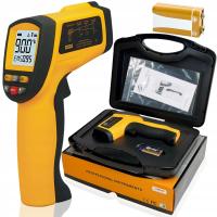 Pirometr termometr laserowy bezdotykowy na podczerwień emisyjność -50 +950°