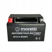 Akumulator 12V 7Ah MTX7A-BS żelowy MORETTI