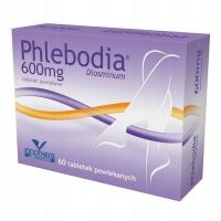 Phlebodia 600mg для варикозного расширения вен, 60 таблиц
