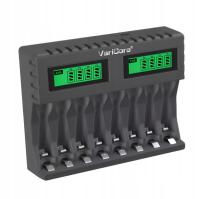 Ładowarka VariCore LCD-006 8-kanałowa do akumulatorów AA 18650 Ni-MH Li-ion