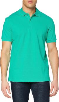 Koszulka POLO sportowa męska szybkoschnąca siłownia fitness tenis zielony S