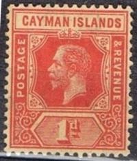 Kol.bryt. CAYMAN 1912, SG 43*, 3,25 GBP