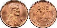 1 cent USA (1944) - A. Lincoln Wheat Penny Mennica Denver