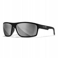 Okulary przeciwsłoneczne Wiley X PEAK Grey Silver Flash Matte Black Frame