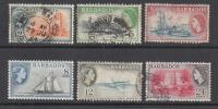 kol. ang. BARBADOS Mi 204-207,209-211 PROWINCJE z 1953