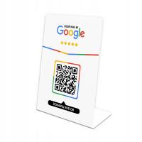 Стенд Presenter Tablet STAND с оргстеклом для обратной связи оцените нас в Google QR-код
