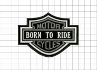 Naszywka motor cycles wykonanie: kolorowa, rozmiar: duży