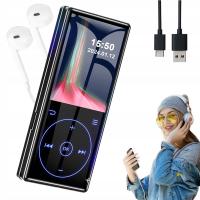 ODTWARZACZ MP4 MP3 DYKTAFON RADIO FM 32GB BLUETOOTH 5.0 HiFi + SŁUCHAWKI