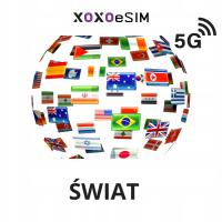 ESIM Świat – 12 miesięcy Internetu | 70 krajów | Bez fizycznej karty
