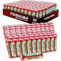 80x батареи TOSHIBA HEAVY DUTY батарея R6 AA 1,5 V палочки набор