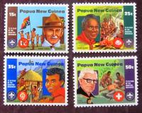 FL2625 PAPUA NOWA GWINEA skauting Mi 427-430 czyste