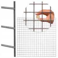 Сваренная сетка голая стальная решетка лист 1000x1000mm 50x50mm провод fi 3mm