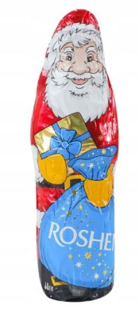 Roshen молочный шоколад шоколадная статуэтка Санта Клаус на Рождество подарок 45 г